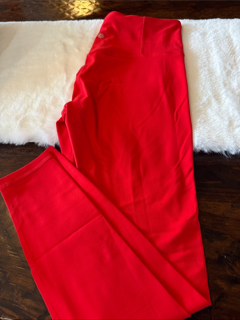 Athleta Bright Red Leggings